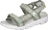 Sandales vertes Rieker pour femmes, chaussures de loisirs Voir les images du produit 15