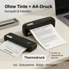 A4 thermische printer, 203 dpi, Bluetooth 5.2 en USB 2.0, Productafbeelding-voorbeeld 3