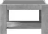 vidaXL LED-Couchtisch Betongrau 73x53x45 cm Holzwerkstoff Produktbild-Vorschau 6