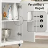 SoBuy Küchenwagen mit Rollen Metall Kücheninsel Produktbild-Vorschau 4