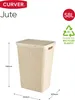 Curver Wäschekorb Jute mit Deckel - 2er Set Produktbild-Vorschau 3