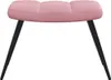 vidaXL Relaxačné kreslo s taburetkou Pink Velvet Náhľad obrázku produktu 7