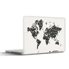 MuchoWow® Laptop Aufkleber Sticker Cover Weltkarte - Zahlen Produktbild-Vorschau 1