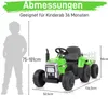 FCH 12V 7Ah Elektrotraktor mit abnehmbarem Anhänger und Produktbild-Vorschau 6