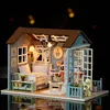3D-Puzzle DIY holz Miniaturhaus Modellbausatz Puppenhaus Produktbild-Vorschau 3