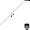KADAX Bambusstäbe 30 cm x 3,5 mm, 200er Set, Pflanzstäbe Produktbild-Vorschau 3