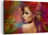 Bild auf Leinwand - Leinwandbild - frau gesicht - 100x70cm Produktbild-Vorschau 1