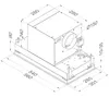 NOVY Pure'Line Mini 810, 370 m³/h, Afzuigkap, 57 dB, Productafbeelding-voorbeeld 5