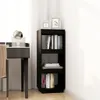 vidaXL Regál na knihy / Rozdeľovač izieb čierny 40x35x103 Náhľad obrázku produktu 3