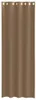 vidaXL Voile Rideaux avec œillets 2 pcs. Marron clair Voir les images du produit 4