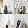TECBULL® 6 Wand Garderobenhaken weiß matt - Befestigung Produktbild-Vorschau 2