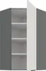Hochschrank LUNARA 1 - 60x60 cm, weiß/anthrazit Produktbild-Vorschau 2
