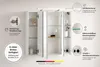 Schildmeyer Spiegelschrank 132253, Melaminharzbeschichtete Produktbild-Vorschau 5