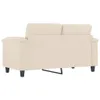 2-Sitzer-Sofa Beige 120 cm Mikrofasergewebe Produktbild-Vorschau 5