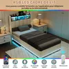 INONEFT Gestoffeerd bed 90x200 cm met USB-poort, Productafbeelding-voorbeeld 3