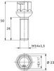 20x Radschraube M14x1.5 , Gewindelänge: 28mm, Kugelbund, Produktbild-Vorschau 3