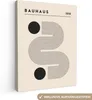 MuchoWow® - Leinwandbilder - Bauhaus - Abstrakt - Kunst - Produktbild-Vorschau 1