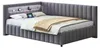 Divano letto 140 x 200 cm, letto imbottito a forma di L Anteprima dell’immagine prodotto 14
