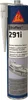 A product shot of a SikaFlex 291i marine adhesive sealant tube with its applicator nozzle. Produktbild-Vorschau
