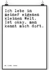 Mr. & Mrs. Panda Bild Ich lebe in meiner... DIN A3 - Weiß - Produktbild-Vorschau 1