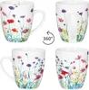 lot de 6 tasses à café Marie 320ml tasses en porcelaine 6 Voir les images du produit 4