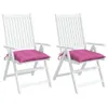Möbel Stuhlkissen 2 Stk. Rosa 40x40x7 cm Stoff - Produktbild-Vorschau 3