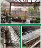A collage of images showing plants on a balcony, some covered with a clear plastic tarp. Náhled obrázku produktu
