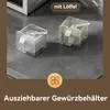 Küchenregale, Gewürzregale, Hängendes Küchenregal mit Haken Produktbild-Vorschau 3