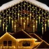 2 ks pohádkových světel venkovní napájení pro balkon LED Náhled obrázku produktu 1