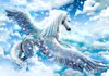 Vlies Fototapete - Pegasus (Blue) 100x70 cm Tiere Produktbild-Vorschau 5