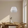 Lindby Hängeleuchte Vitore, Ø 40 cm, Textil, weiß Produktbild-Vorschau 4