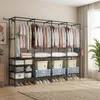 Kleiderstander 4 Ebenen, Offener Kleiderschrank mit Produktbild-Vorschau 1