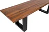 Möbelretoure Massivholz Sitzbank 160 x 40 cm Akazie/cognac Produktbild-Vorschau 5
