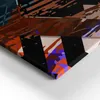 Bunte Streifen – Leinwandbild Wandbild – 140x70 cm – Produktbild-Vorschau 3