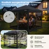 Sekey Faltpavillon 3x3m Pop Up Pavillon mit Moskitonetz, Produktbild-Vorschau 6