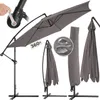 tectake® Sonnenschirm Ciccio Ø 350 cm mit Winddach Produktbild-Vorschau 1