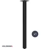 HOLZBRINK Tischbein Eckig, Quadratrohr 40x40 mm, Höhe 100 Produktbild-Vorschau 2