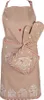 Clayre & Eef Ofenhandschuh 18x30 cm Braun Baumwolle Produktbild-Vorschau 3