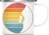 Trendation - Klettern Bergsteigen Geschenk Emaille Tasse Produktbild-Vorschau 1
