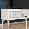Skye Decor, Nil - White, Silver, szafka pod telewizor, Podgląd zdjęcia produktu 2