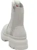 A close-up, rear-view shot of a beige boot. Produktbild-Vorschau