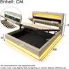 Flieks Polsterbett 140x190cm mit Ladefunktion (USB & Produktbild-Vorschau 5