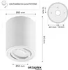 12er Set Oktaplex Aufbaustrahler Alu schwenkbar inkl. LED Produktbild-Vorschau 5
