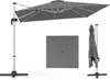 COSTWAY slunečník obdélníkový 300x300cm, velký konzolový Náhled obrázku produktu 1