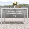 Outsunny Gartentisch Aluminium 120x70 cm Wetterfest Produktbild-Vorschau 7