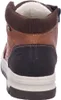 The back view of a brown winter bootie. Anteprima dell’immagine prodotto