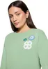 Cartoon Sweat Kurz 1/1 Arm 5984 Patch Mint/ 40 Produktbild-Vorschau 6
