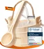 WASSERFELD® Sauna Eimer Set (4 Liter) - Hochwertiger Sauna Produktbild-Vorschau 1