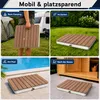 Rechteckige Bodendusche aus WPC für Garten, Pool, Sauna Produktbild-Vorschau 6