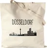 DÜSSELDORF Skyline Jutebeutel Stoffbeutel Canvas Souvenir Produktbild-Vorschau 1